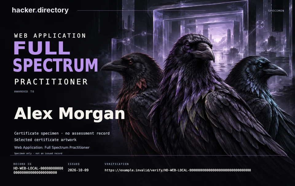 Web Application: Full Spectrum Practitioner