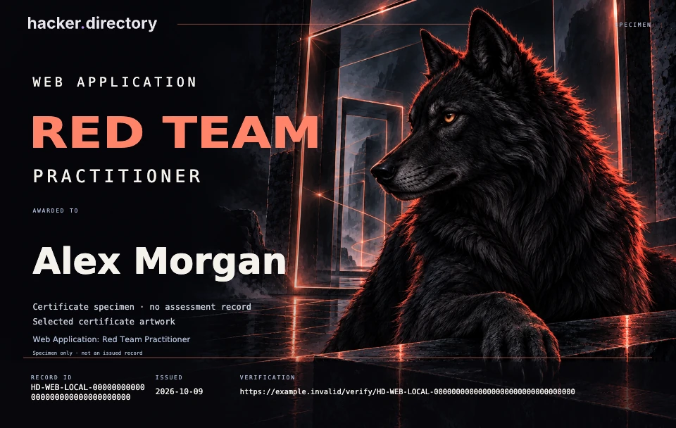 Web Application: Red Team Practitioner